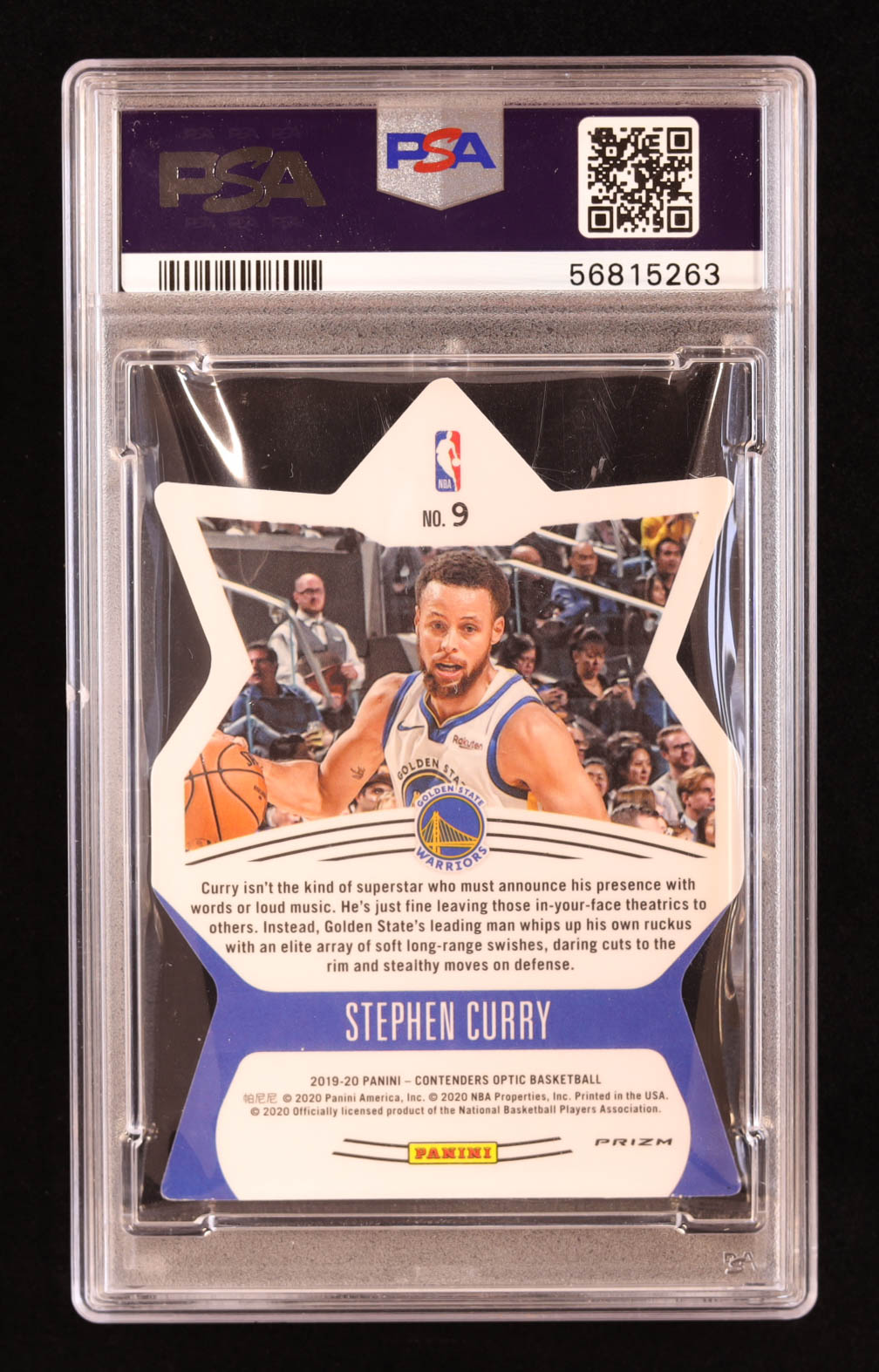 Stephen Curry 2019-20 Panini Contenders Optic Superstars Red Cracked Ice #5 (PSA 10) at PristineAuction.com Stephen Curry 2019-20 Panini Contenders Optic Superstars Red Cracked Ice #5 (PSA 10) at PristineAuction.com
