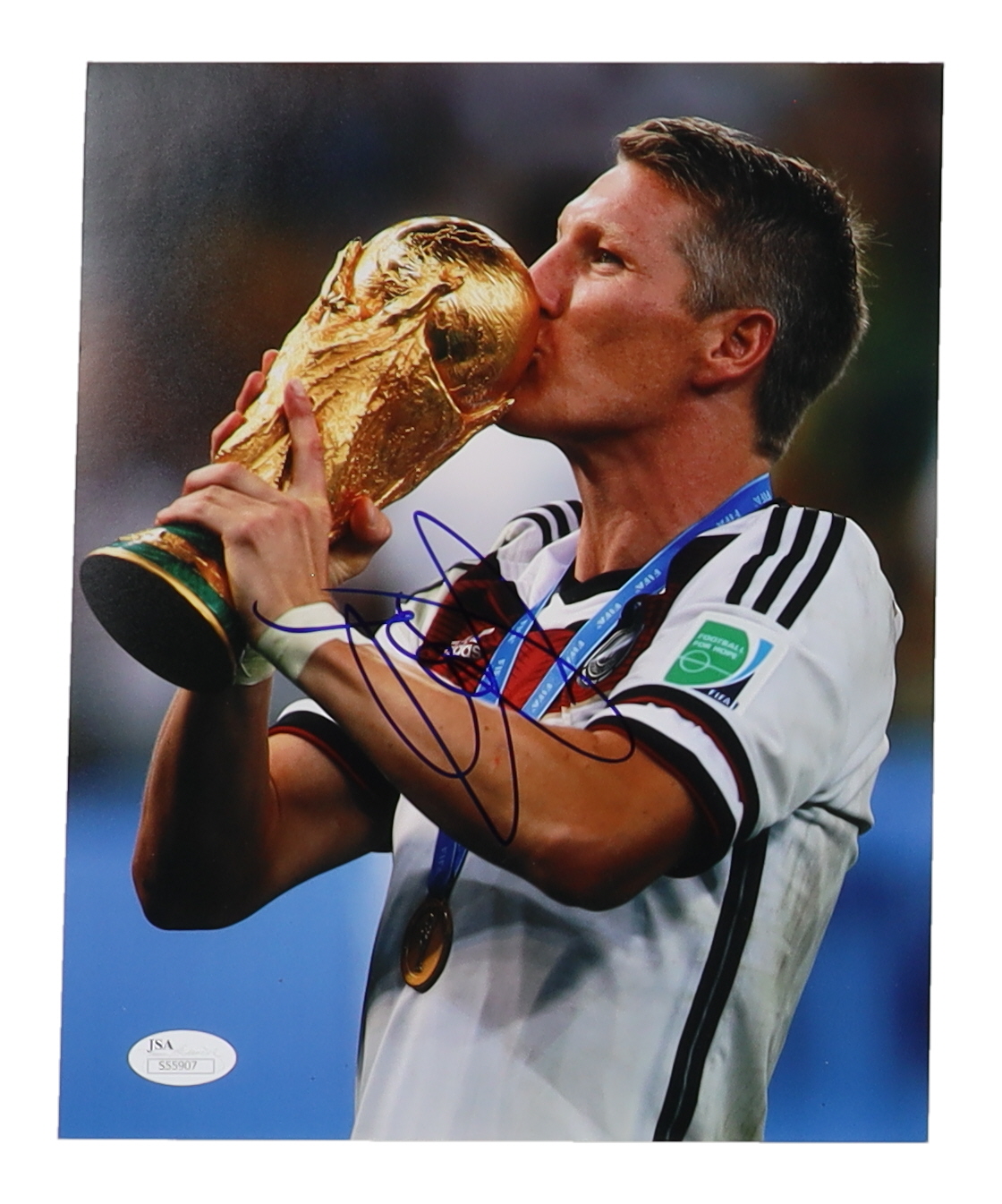 Bastian Schweinsteiger Signed Germany National Team 8x10 Photo (JSA) at PristineAuction.com Bastian Schweinsteiger Signed Germany National Team 8x10 Photo (JSA) at PristineAuction.com