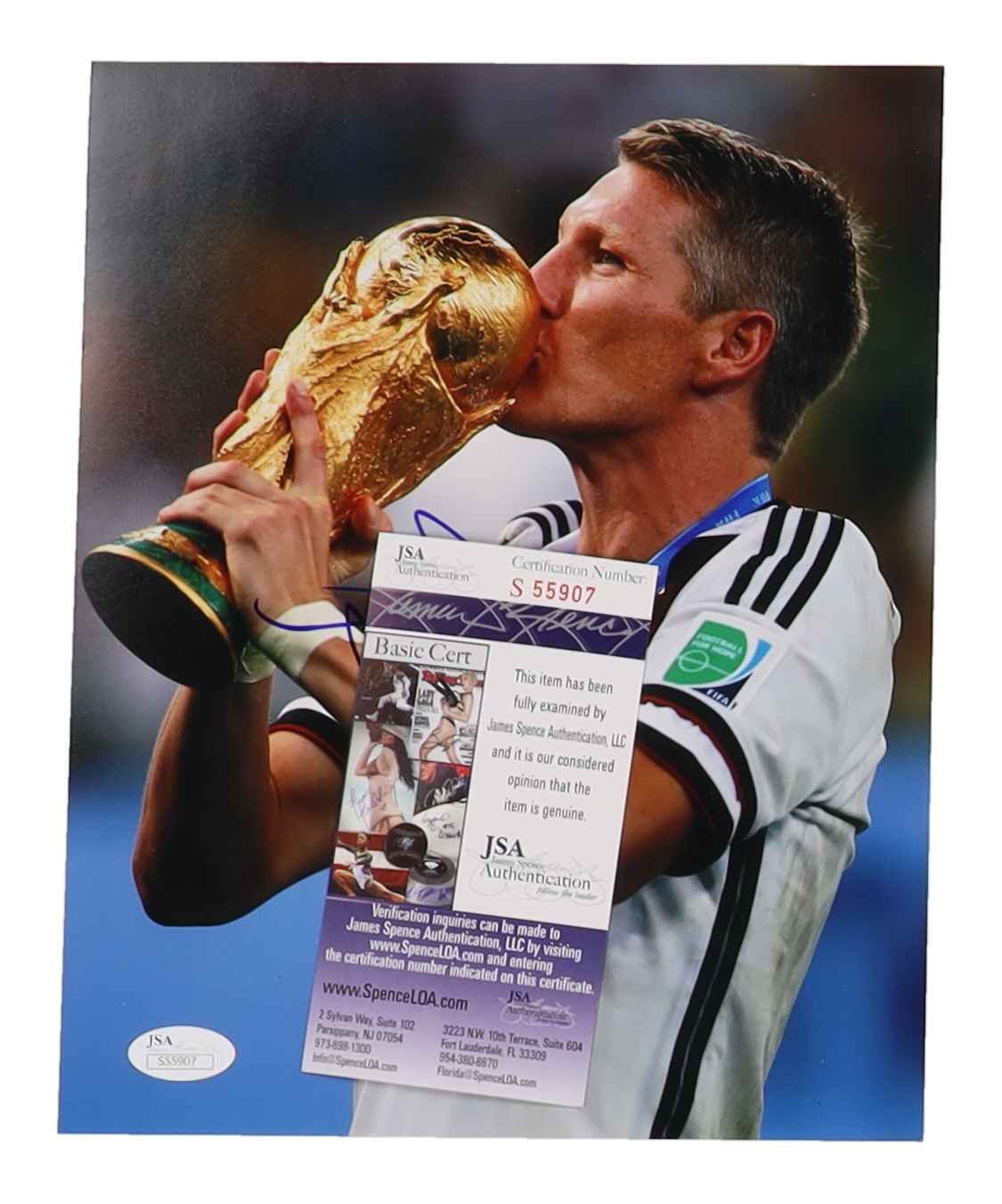 Bastian Schweinsteiger Signed Germany National Team 8x10 Photo (JSA) at PristineAuction.com Bastian Schweinsteiger Signed Germany National Team 8x10 Photo (JSA) at PristineAuction.com