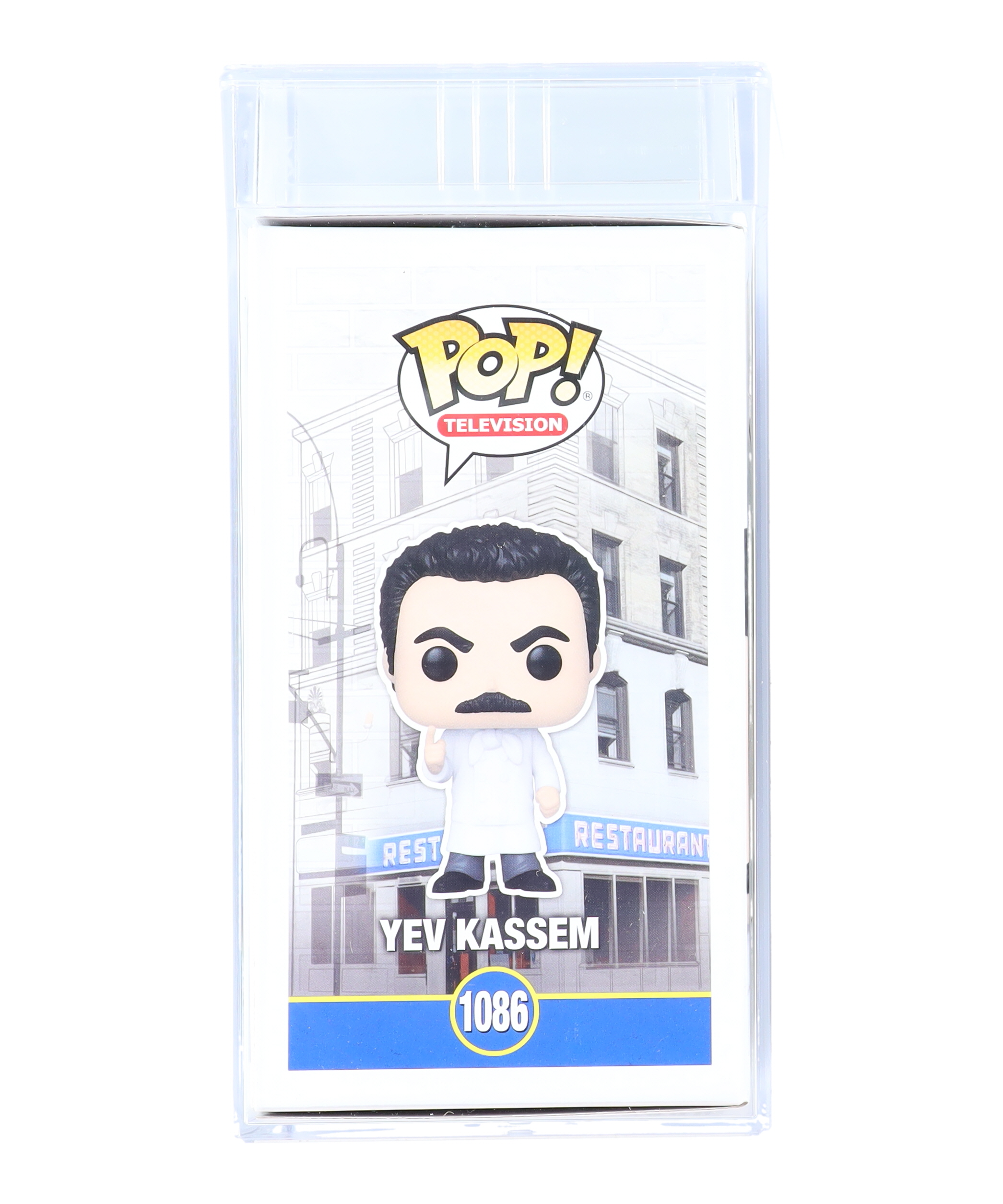 Larry Thomas Signed "Seinfeld" #1086 Yev Kassem Funko Pop! Vinyl Figure Inscribed "'Soup Nazi'" & "No Soup For You!" (PSA) at PristineAuction.com Larry Thomas Signed "Seinfeld" #1086 Yev Kassem Funko Pop! Vinyl Figure Inscribed "'Soup Nazi'" & "No Soup For You!" (PSA) at PristineAuction.com