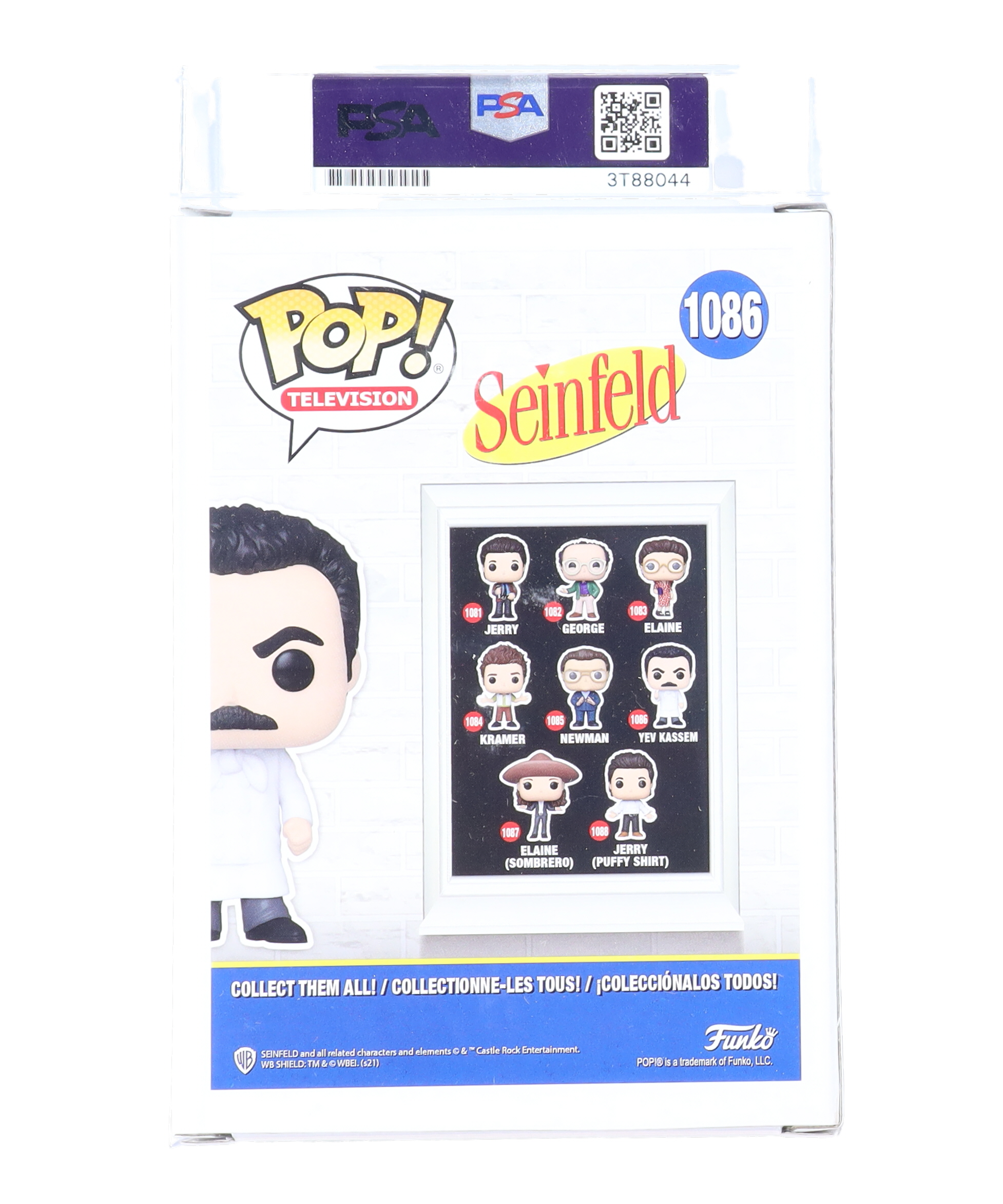 Larry Thomas Signed "Seinfeld" #1086 Yev Kassem Funko Pop! Vinyl Figure Inscribed "'Soup Nazi'" & "No Soup For You!" (PSA) at PristineAuction.com Larry Thomas Signed "Seinfeld" #1086 Yev Kassem Funko Pop! Vinyl Figure Inscribed "'Soup Nazi'" & "No Soup For You!" (PSA) at PristineAuction.com