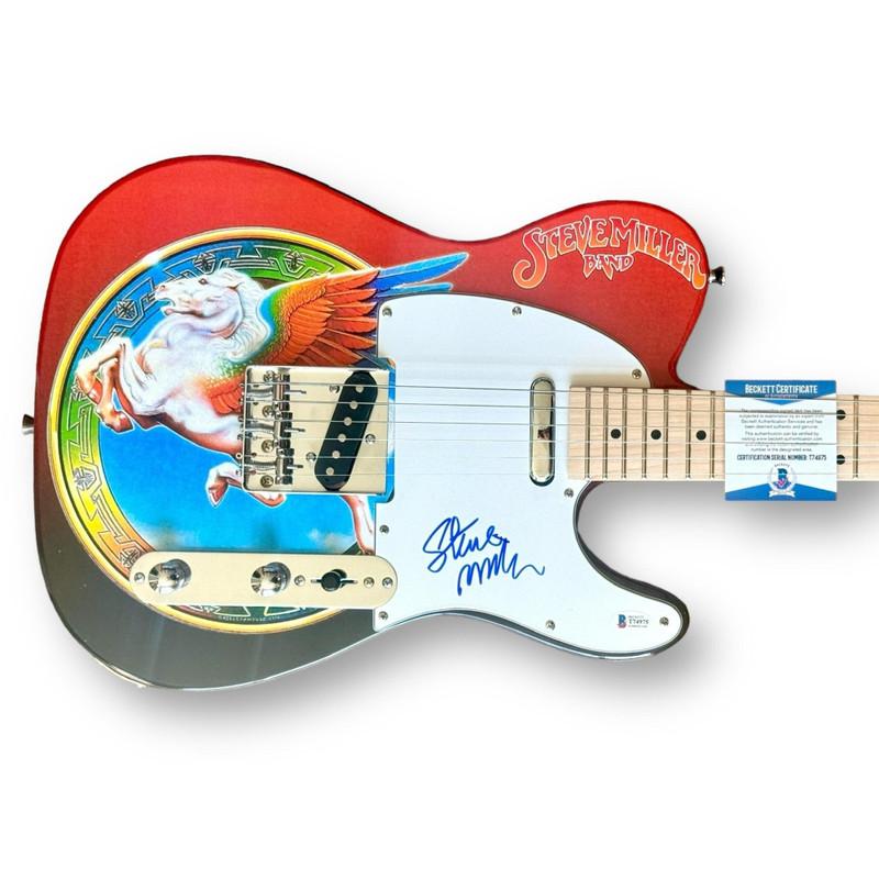 Steve Miller Signed "Steve Miller Band: Book of Dreams" 39" Electric Guitar (Beckett) at PristineAuction.com Steve Miller Signed "Steve Miller Band: Book of Dreams" 39" Electric Guitar (Beckett) at PristineAuction.com