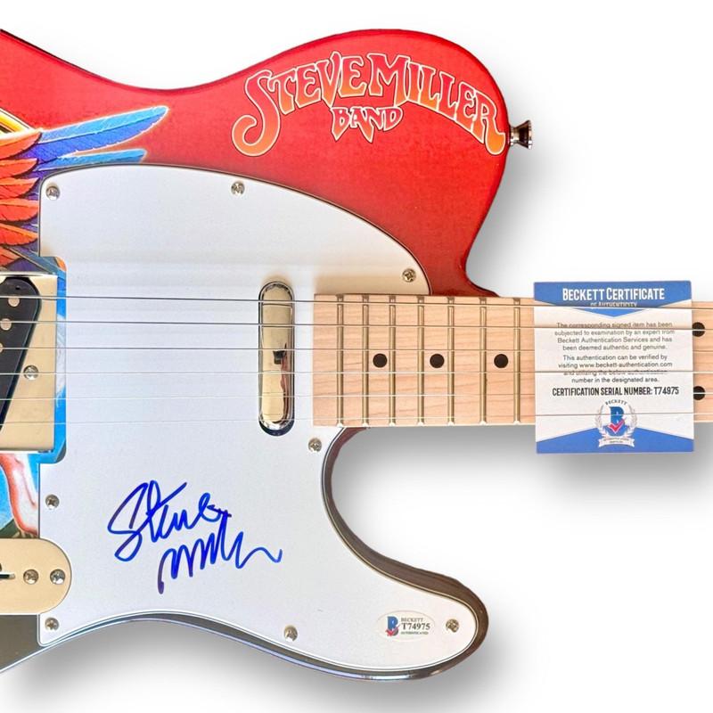 Steve Miller Signed "Steve Miller Band: Book of Dreams" 39" Electric Guitar (Beckett) at PristineAuction.com Steve Miller Signed "Steve Miller Band: Book of Dreams" 39" Electric Guitar (Beckett) at PristineAuction.com