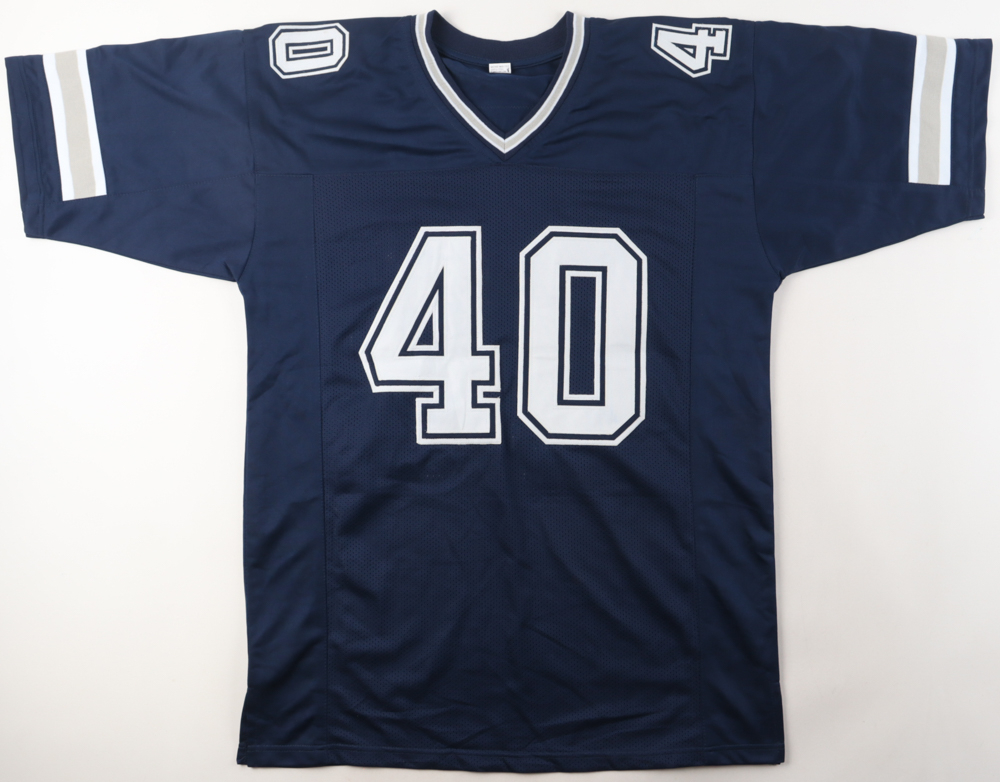 Bill Bates Signed Jersey (PIA) Pristine Auction