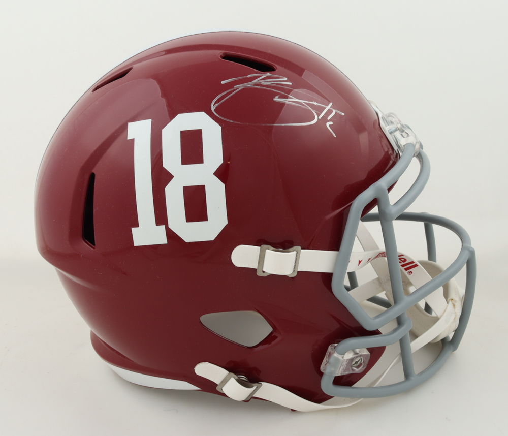 Bryce Young Signed Alabama Crimson Tide FullSize Speed Helmet