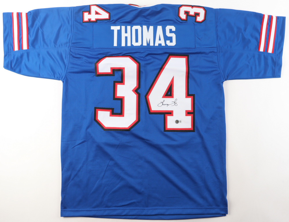 Thurman Thomas Signed Jersey (Beckett) at PristineAuction.com Thurman Thomas Signed Jersey (Beckett) at PristineAuction.com