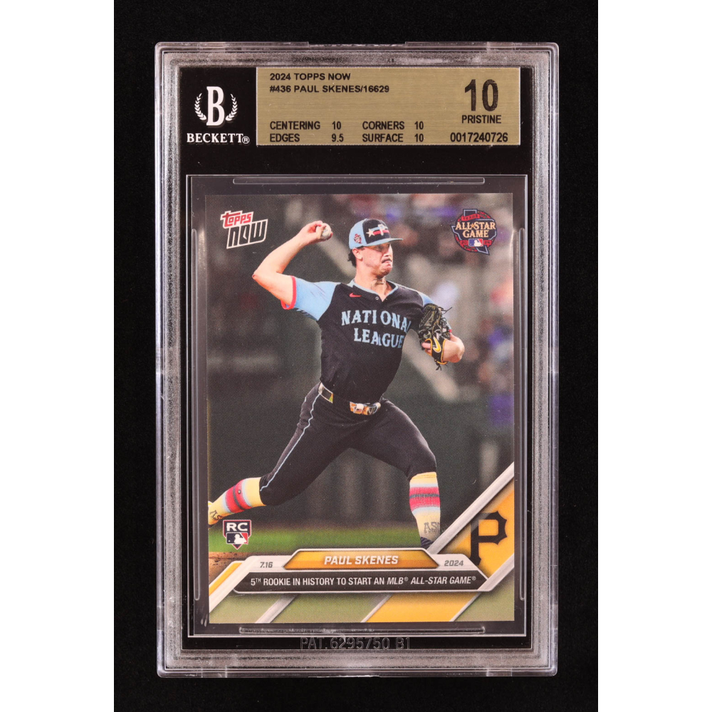 Paul Skenes 2024 Topps Now #436 RC (BGS 10) at PristineAuction.com