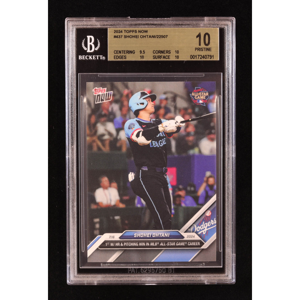 Shohei Ohtani 2024 Topps Now #437 (BGS 10) at PristineAuction.com