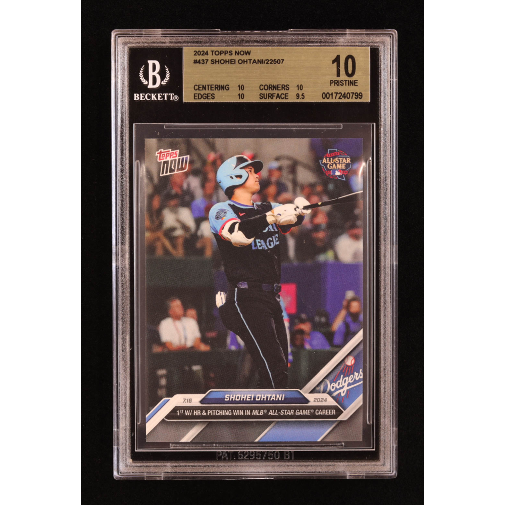 Shohei Ohtani 2024 Topps Now #437 (BGS 10) at PristineAuction.com