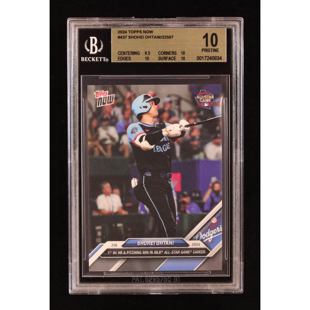 Shohei Ohtani 2024 Topps Now #437 (BGS 10) at PristineAuction.com