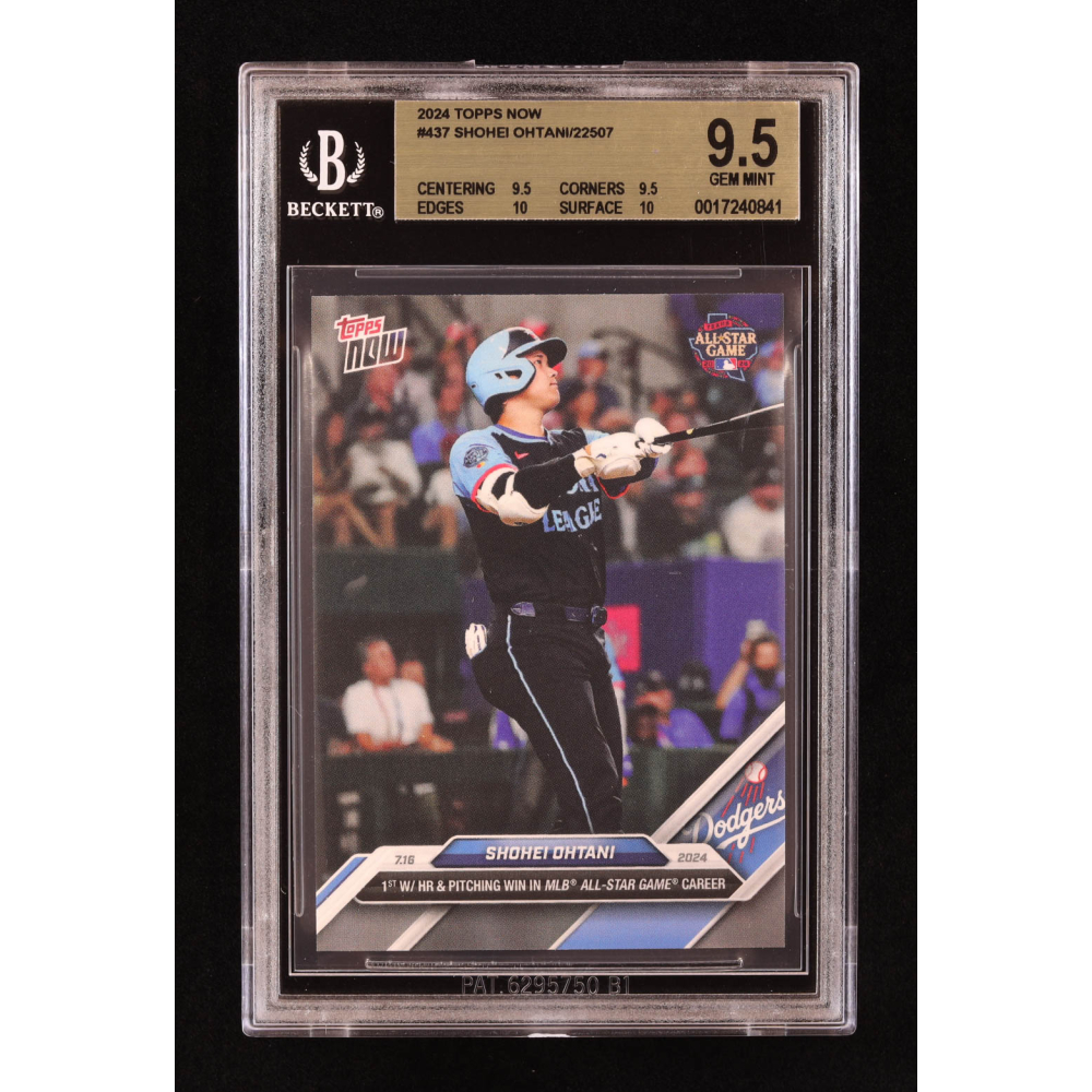 Shohei Ohtani 2024 Topps Now #437 (BGS 9.5) at PristineAuction.com
