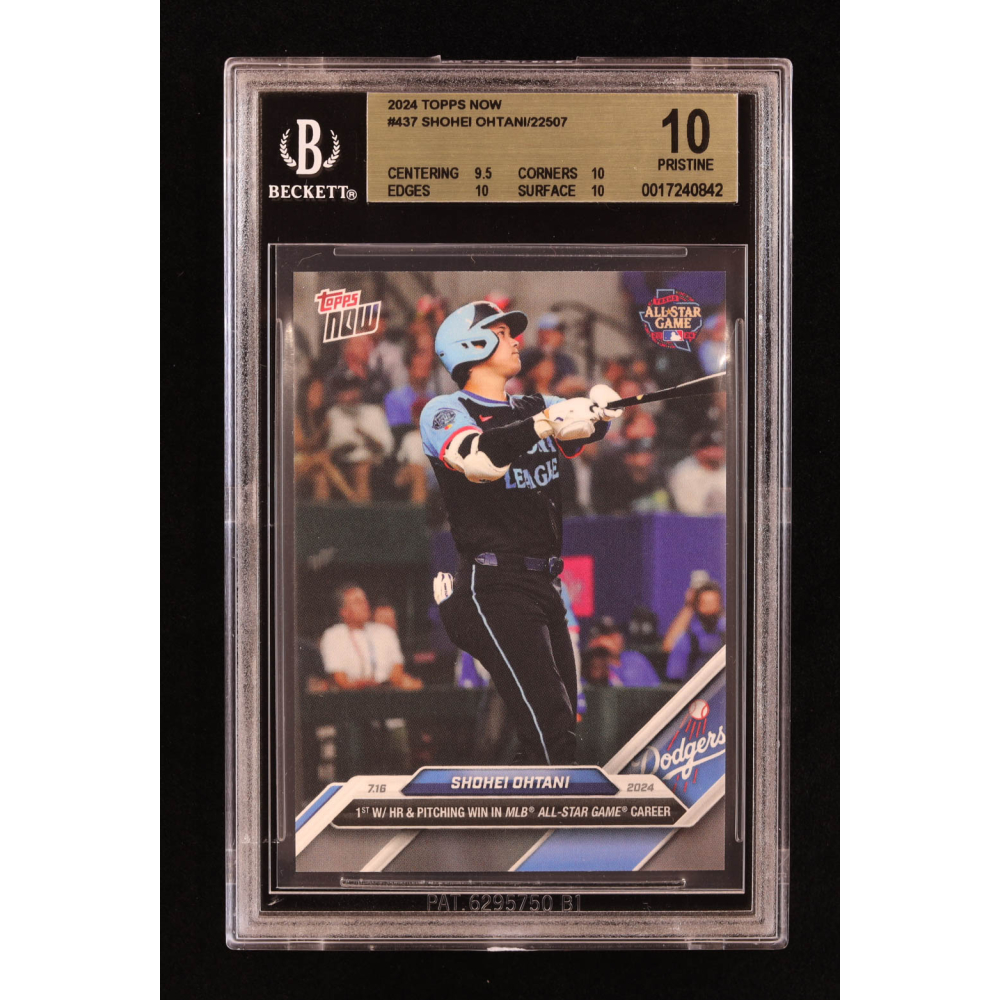 Shohei Ohtani 2024 Topps Now #437 (BGS 10) at PristineAuction.com