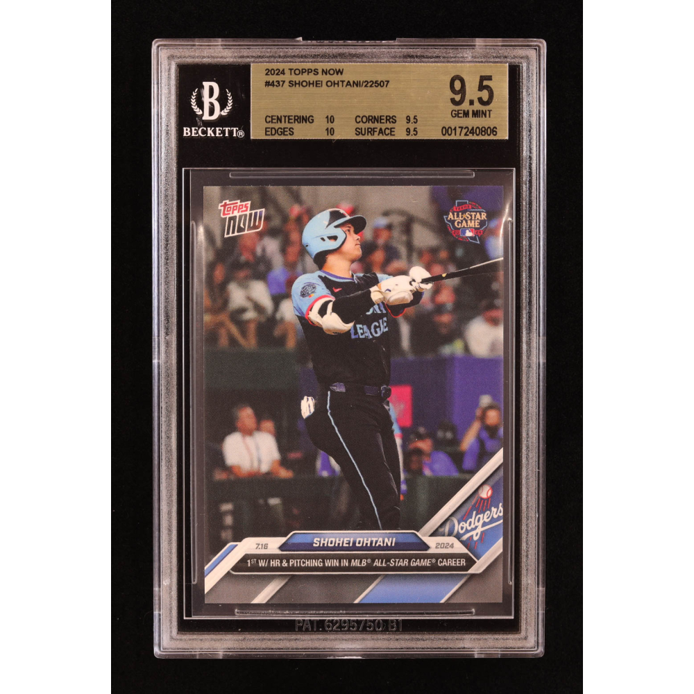 Shohei Ohtani 2024 Topps Now #437 (BGS 9.5) at PristineAuction.com
