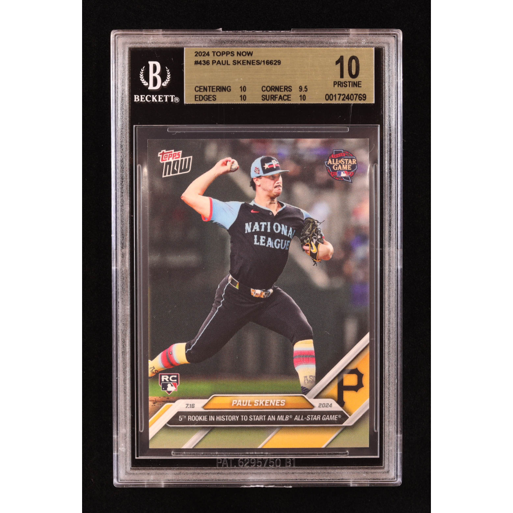 Paul Skenes 2024 Topps Now #436 RC (BGS 10) at PristineAuction.com
