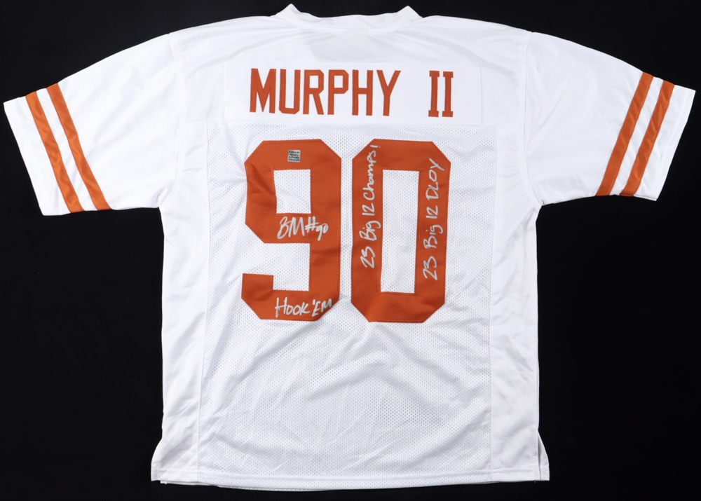 Byron Murphy II Signed Jersey With Multiple Inscriptions (Playball Ink) at PristineAuction.com Byron Murphy II Signed Jersey With Multiple Inscriptions (Playball Ink) at PristineAuction.com