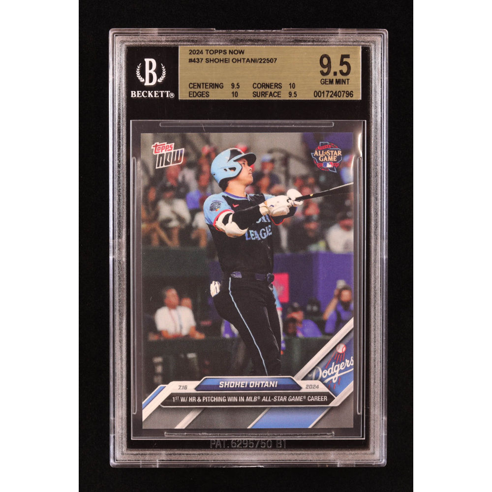 Shohei Ohtani 2024 Topps Now #437 (BGS 9.5) at PristineAuction.com