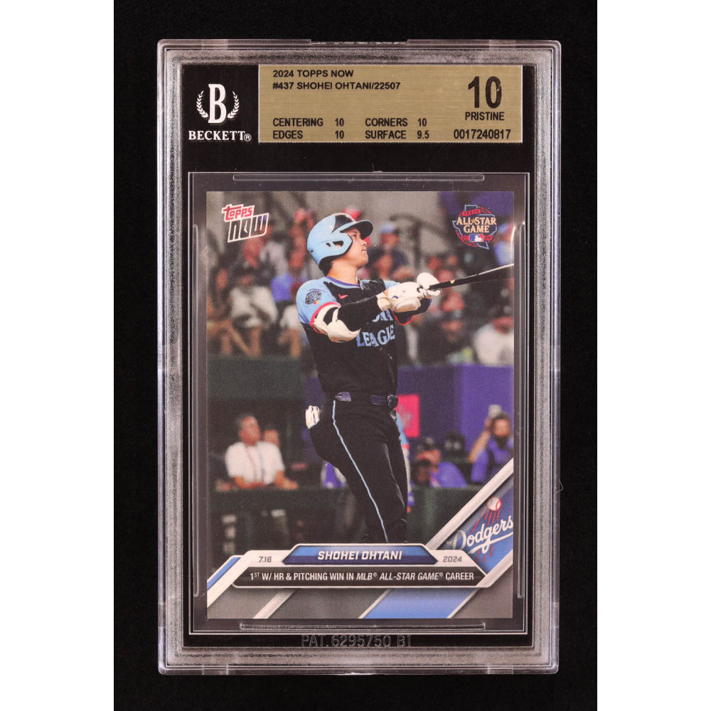 Shohei Ohtani 2024 Topps Now #437 (BGS 10) at PristineAuction.com