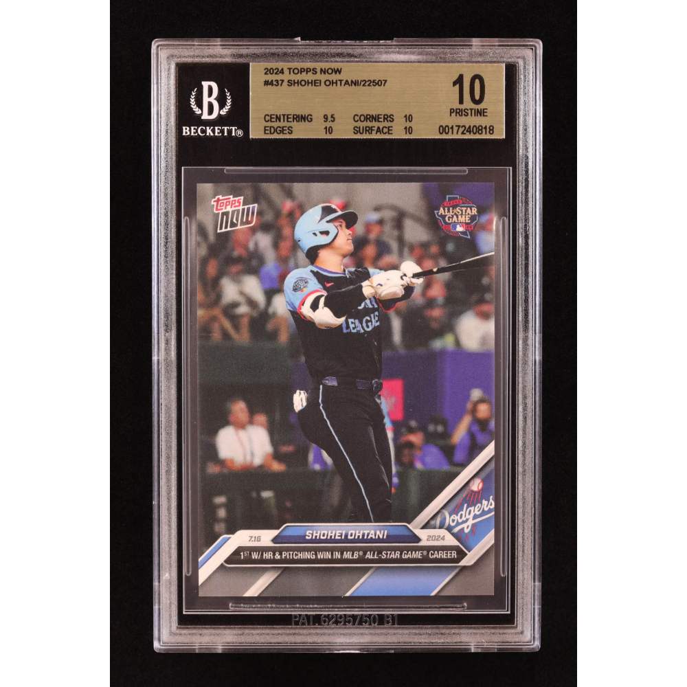 Shohei Ohtani 2024 Topps Now #437 (BGS 10) at PristineAuction.com