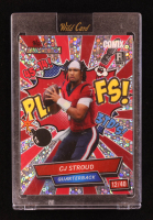 CJ Stroud 2023 Wild Card Alumination Comix Disco #CS3 RC #12/40 at PristineAuction.com
