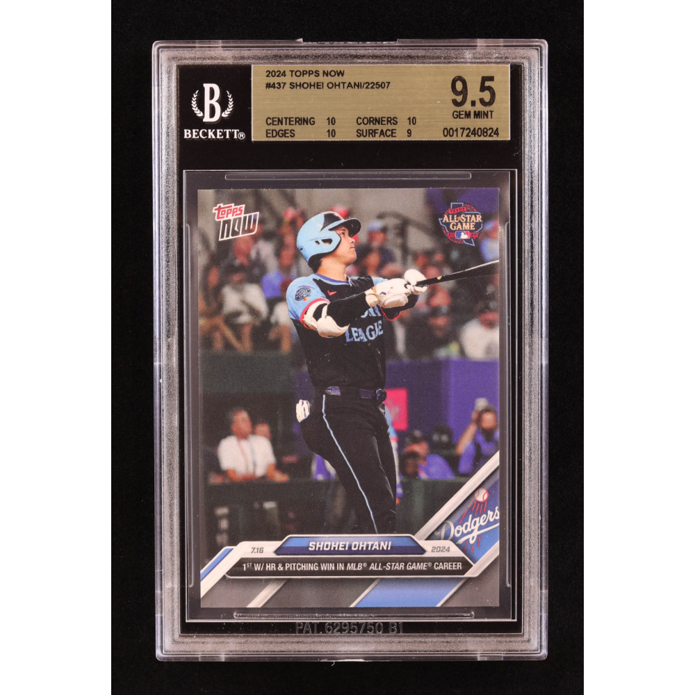 Shohei Ohtani 2024 Topps Now #437 (BGS 9.5) at PristineAuction.com
