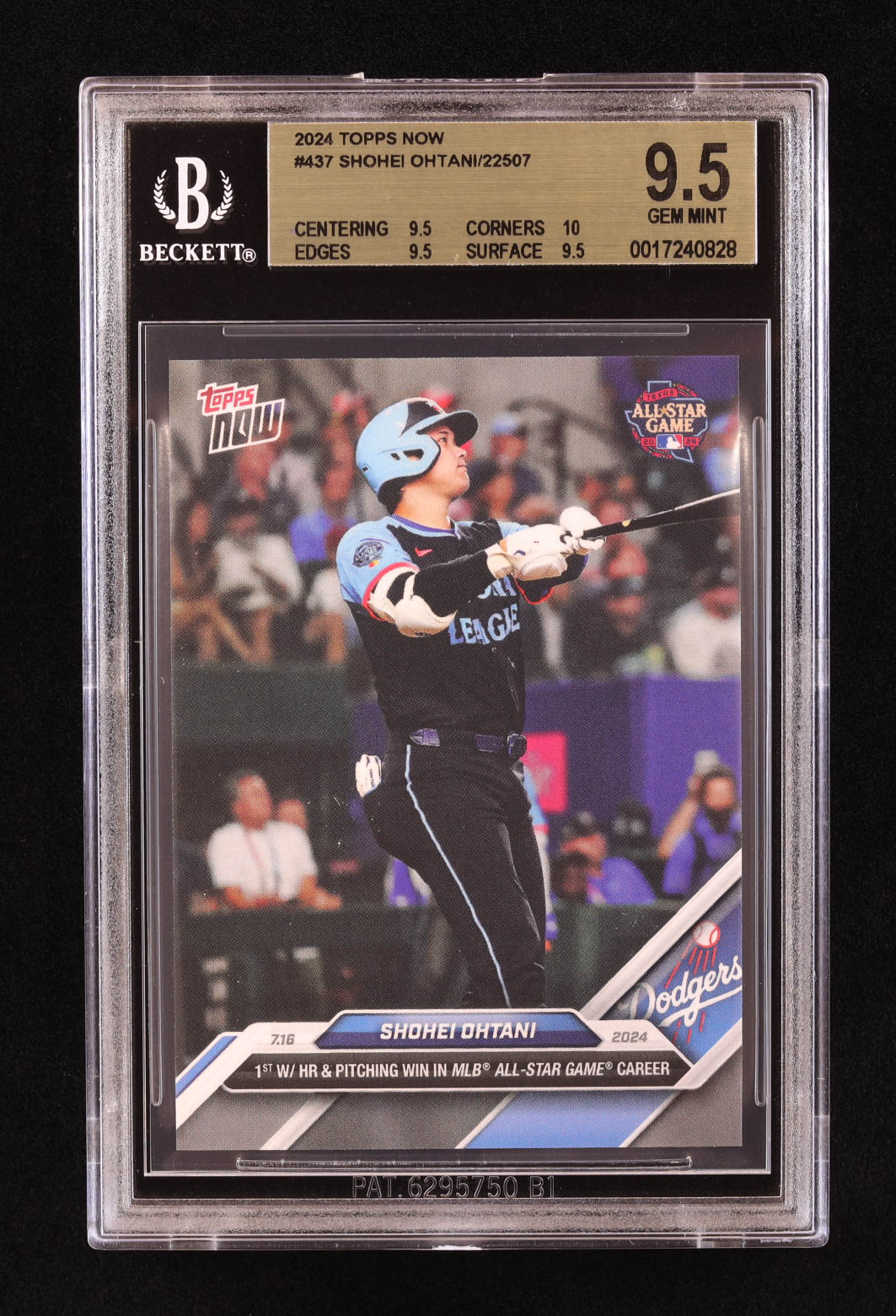 Shohei Ohtani 2024 Topps Now #437 (BGS 9.5) at PristineAuction.com Shohei Ohtani 2024 Topps Now #437 (BGS 9.5) at PristineAuction.com