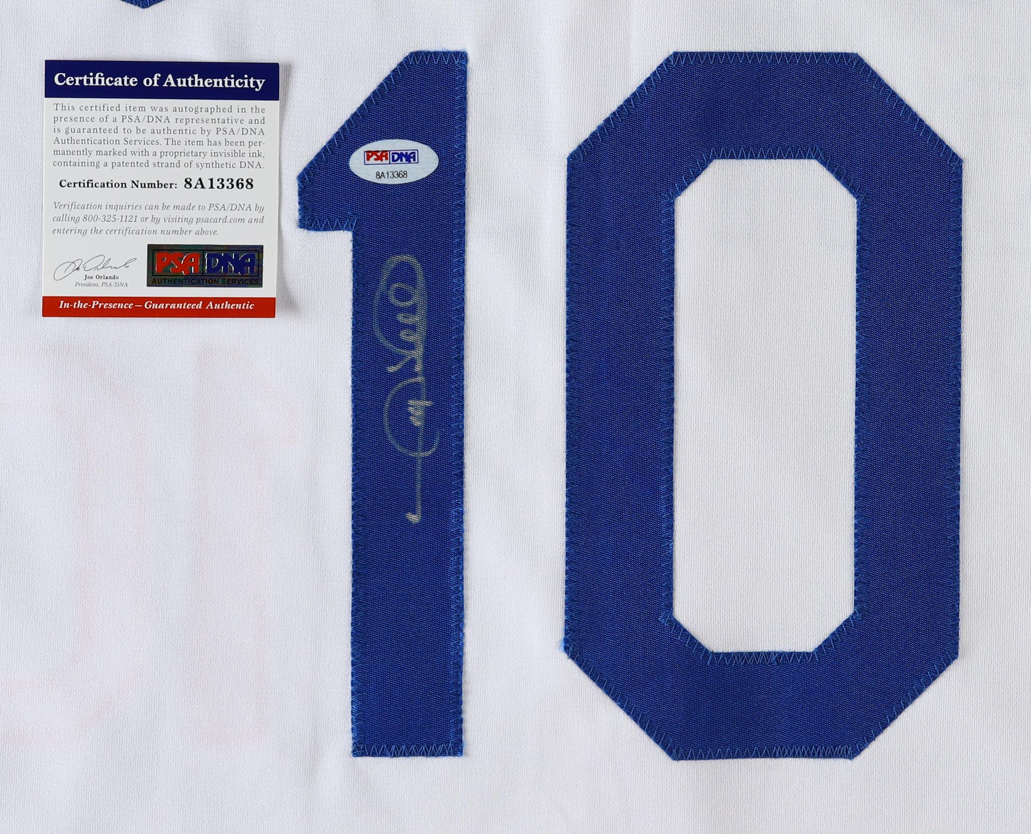 Gary Sheffield Signed Jersey (PSA) at PristineAuction.com Gary Sheffield Signed Jersey (PSA) at PristineAuction.com