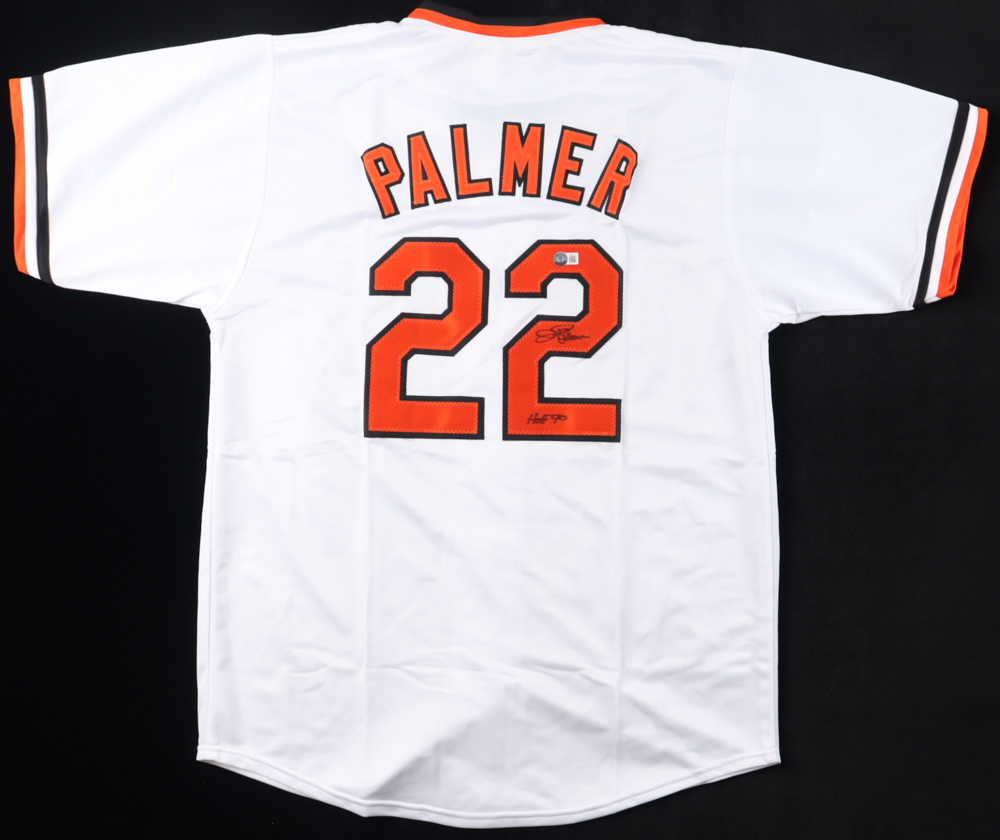 Jim Palmer Signed Jersey Inscribed "HOF 90" (Beckett) at PristineAuction.com Jim Palmer Signed Jersey Inscribed "HOF 90" (Beckett) at PristineAuction.com