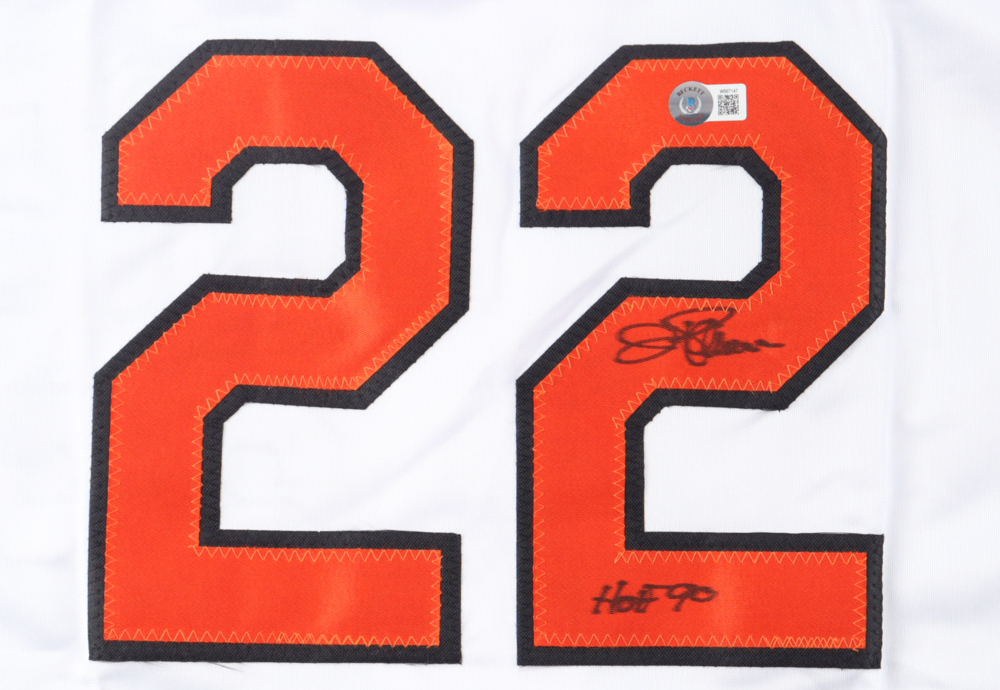Jim Palmer Signed Jersey Inscribed "HOF 90" (Beckett) at PristineAuction.com Jim Palmer Signed Jersey Inscribed "HOF 90" (Beckett) at PristineAuction.com