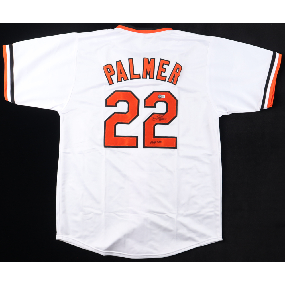Jim Palmer Signed Jersey Inscribed "HOF 90" (Beckett) at PristineAuction.com