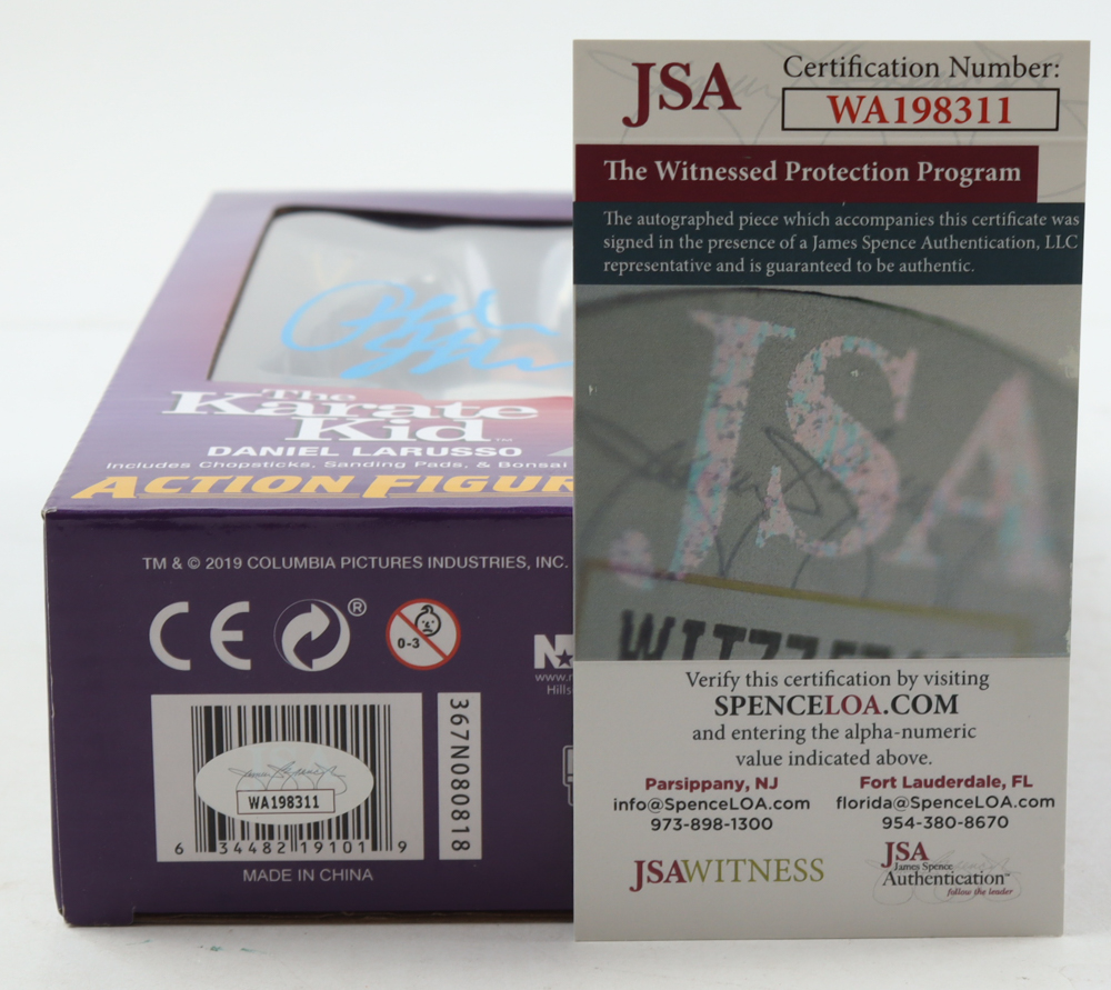 Ralph Macchio & William Zabka Signed "The Karate Kid" Daniel LaRusso & Johnny Lawrence NECA Action Figures Inscribed "Johnny" (JSA) at PristineAuction.com Ralph Macchio & William Zabka Signed "The Karate Kid" Daniel LaRusso & Johnny Lawrence NECA Action Figures Inscribed "Johnny" (JSA) at PristineAuction.com