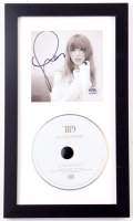 Taylor Swift Signed Custom Framed "The Tortured Poets Department" CD Album Cover Display (PSA) at PristineAuction.com