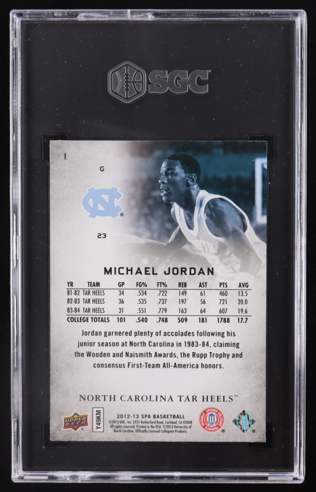 Michael Jordan 2012-13 SP Authentic #1 (SGC 9.5) at PristineAuction.com Michael Jordan 2012-13 SP Authentic #1 (SGC 9.5) at PristineAuction.com