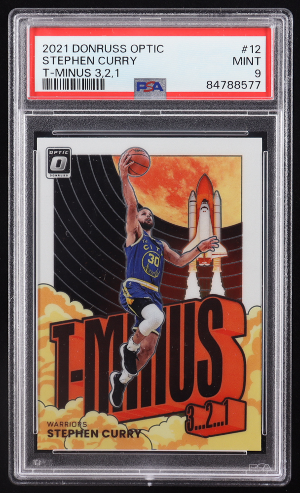 2021 Optic Stephen Curry PSA 10 Purple