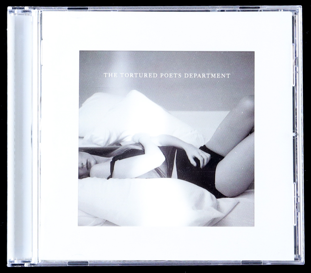 Taylor Swift Signed Custom Framed "The Tortured Poets Department" CD Album Cover Display (JSA) at PristineAuction.com Taylor Swift Signed Custom Framed "The Tortured Poets Department" CD Album Cover Display (JSA) at PristineAuction.com