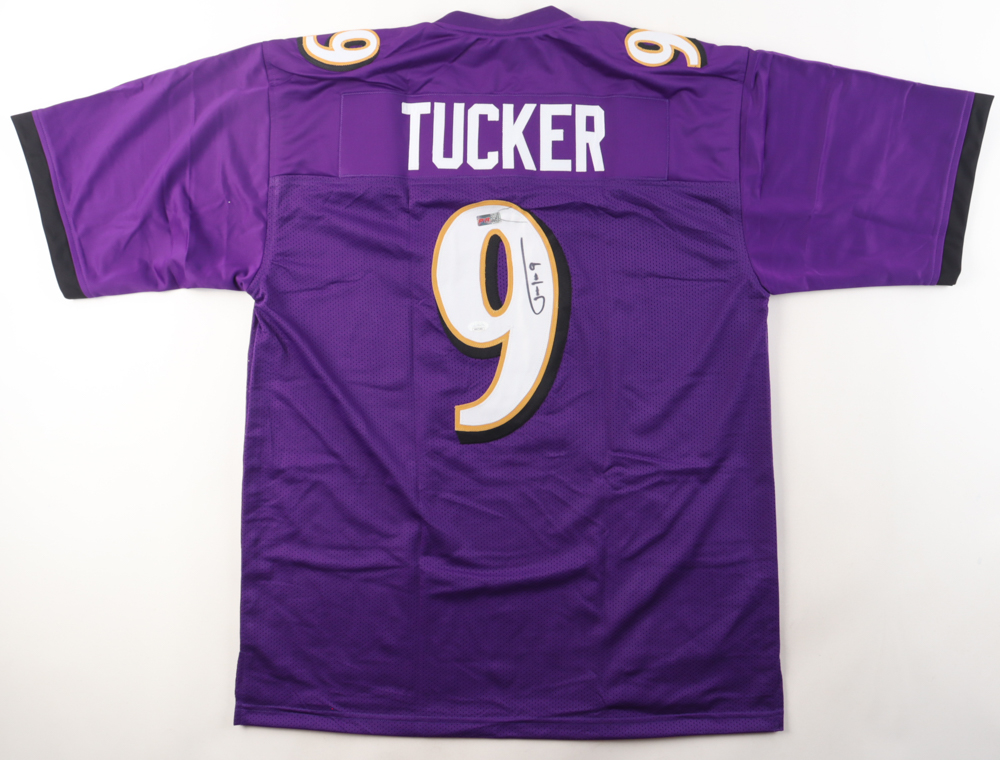 Justin Tucker Signed Jersey (JSA & PIA) at PristineAuction.com Justin Tucker Signed Jersey (JSA & PIA) at PristineAuction.com
