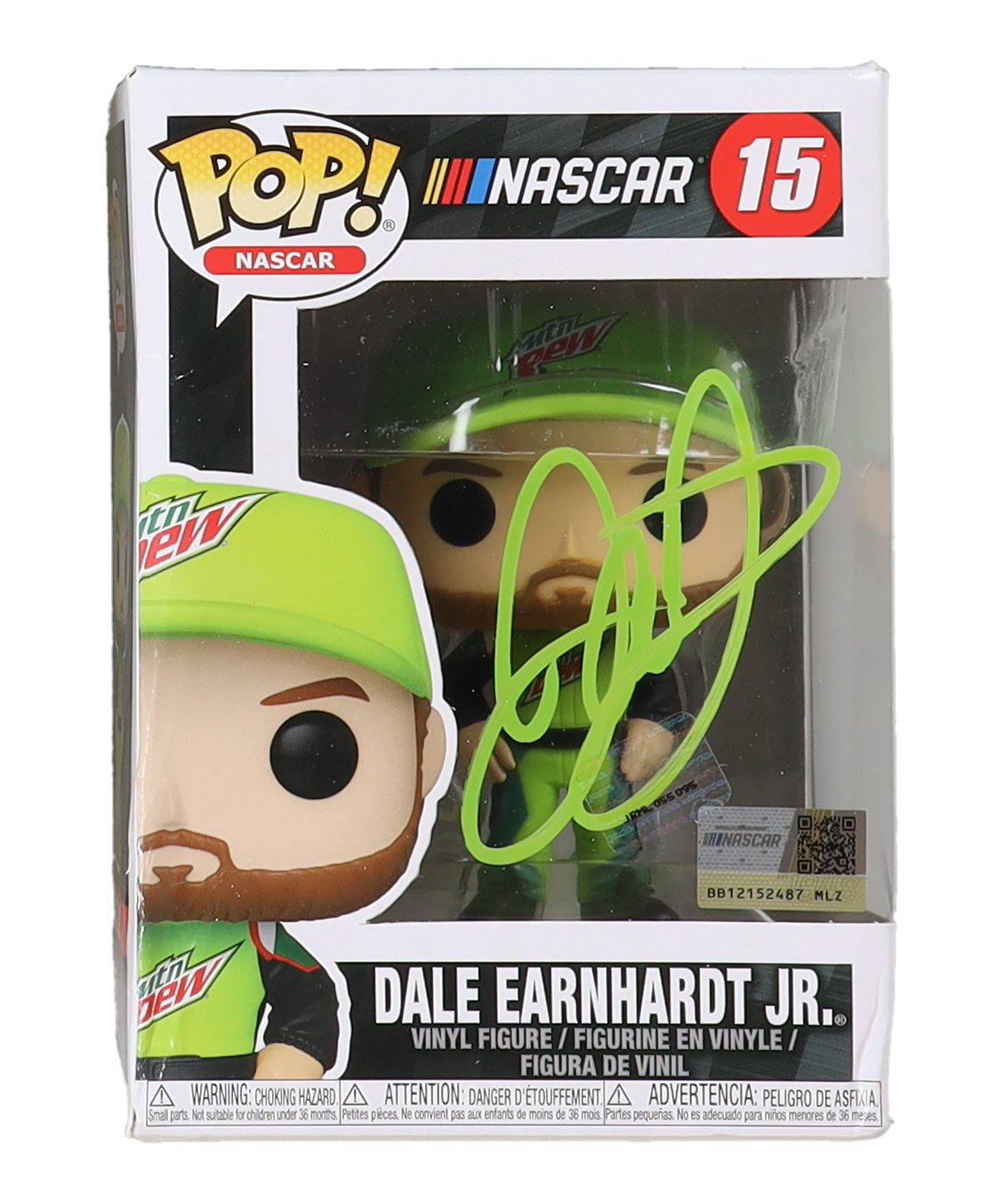 Dale Earnhardt Jr. Signed "NASCAR" #15 Dale Earnhardt Jr. Funko Pop! Vinyl Figure (Jr Motorsports) at PristineAuction.com Dale Earnhardt Jr. Signed "NASCAR" #15 Dale Earnhardt Jr. Funko Pop! Vinyl Figure (Jr Motorsports) at PristineAuction.com