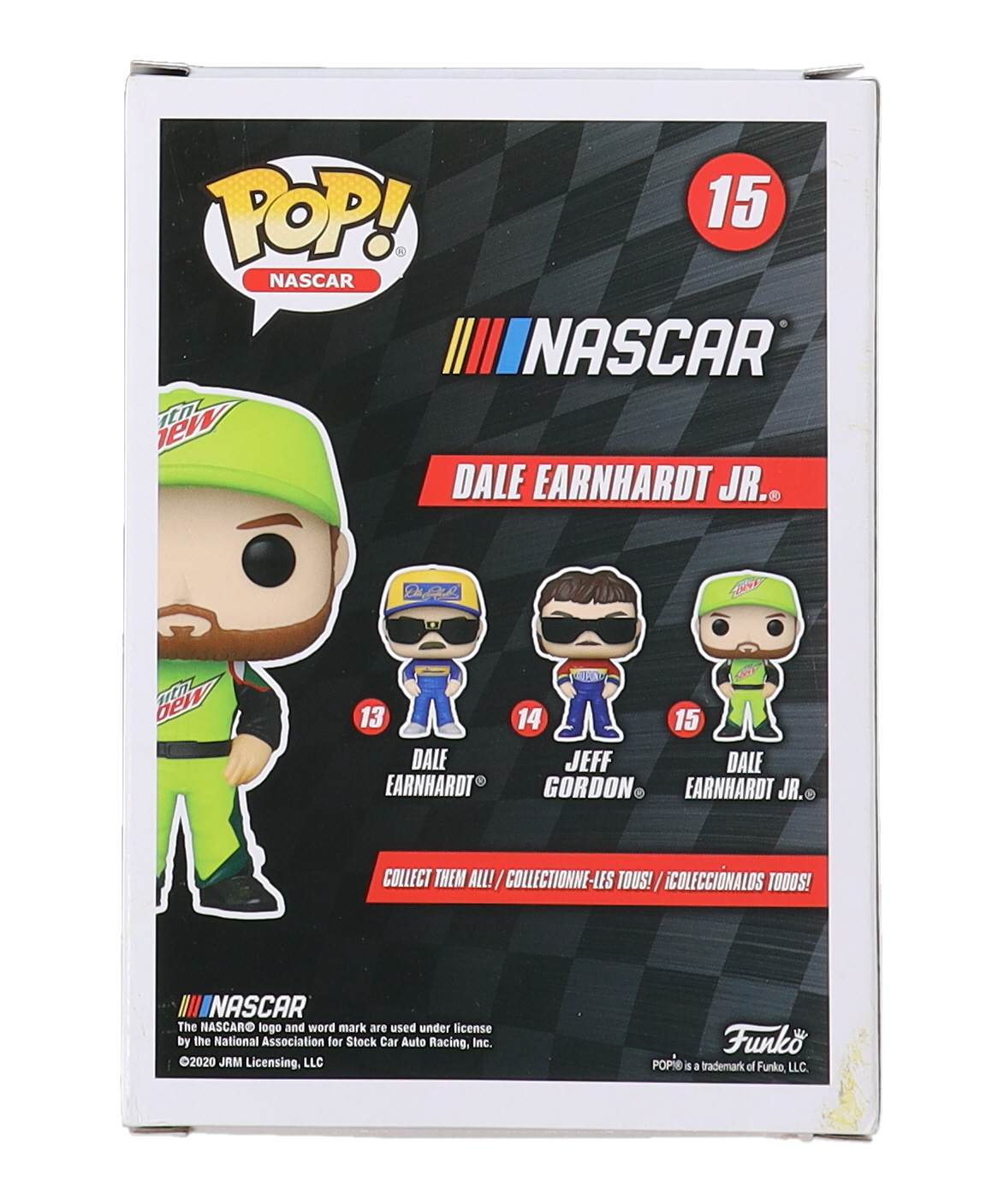 Dale Earnhardt Jr. Signed "NASCAR" #15 Dale Earnhardt Jr. Funko Pop! Vinyl Figure (Jr Motorsports) at PristineAuction.com Dale Earnhardt Jr. Signed "NASCAR" #15 Dale Earnhardt Jr. Funko Pop! Vinyl Figure (Jr Motorsports) at PristineAuction.com