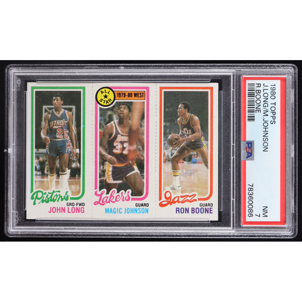 88 John Long / 18 Magic Johnson AS / 237 Ron Boone 198081 Topps 111