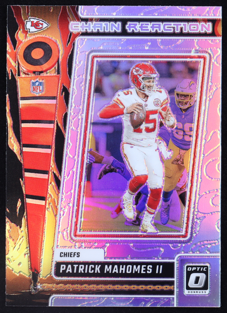 Patrick Mahomes II 2023 Donruss Optic Chain Reaction #1 at PristineAuction.com Patrick Mahomes II 2023 Donruss Optic Chain Reaction #1 at PristineAuction.com