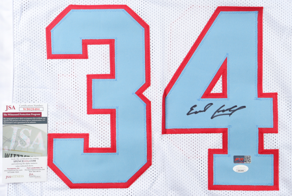 Earl Campbell Signed Jersey (JSA & PIA) at PristineAuction.com Earl Campbell Signed Jersey (JSA & PIA) at PristineAuction.com