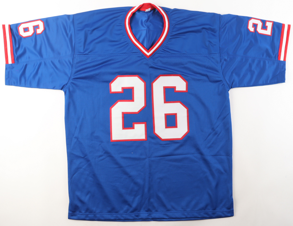 Saquon Barkley Signed Jersey (Beckett) at PristineAuction.com Saquon Barkley Signed Jersey (Beckett) at PristineAuction.com