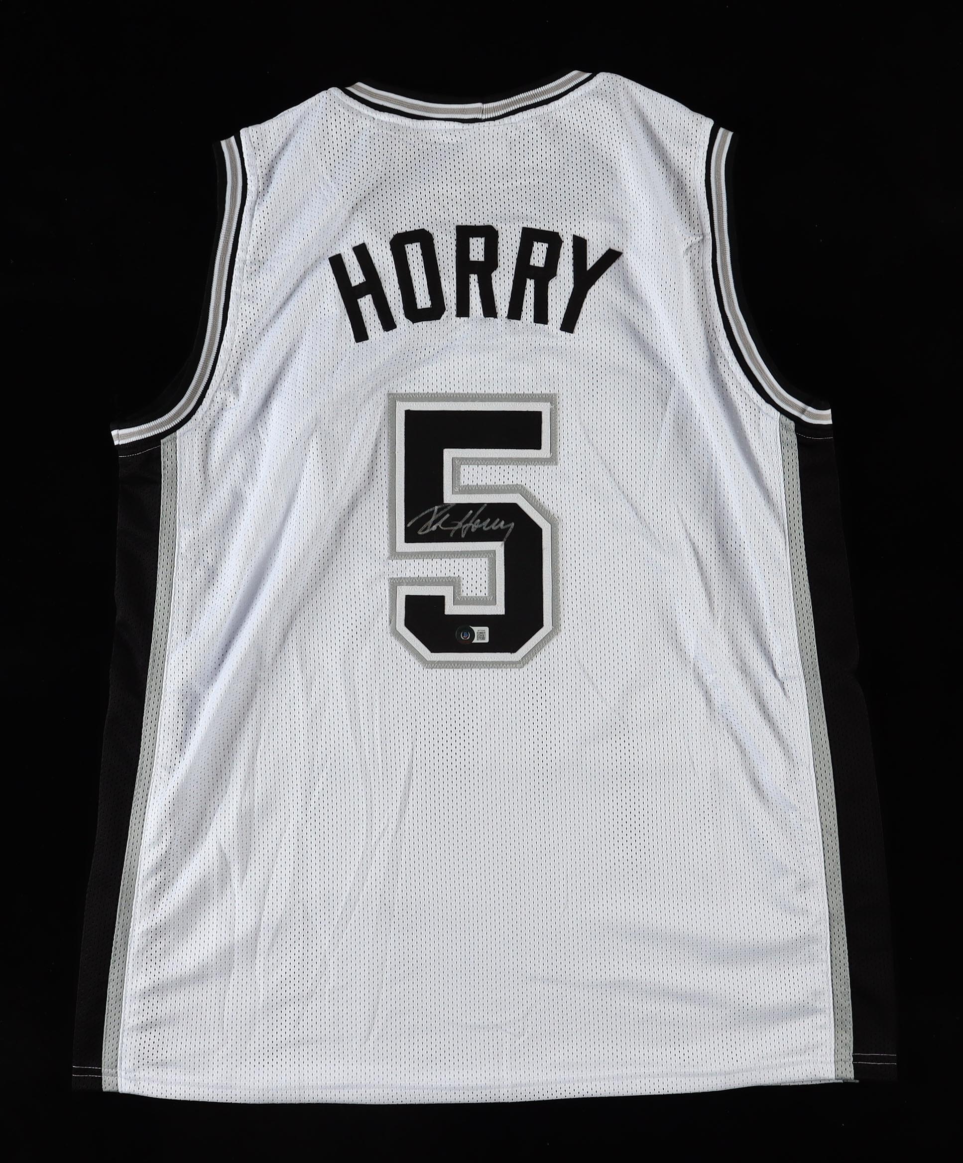 Robert Horry Signed Jersey (Beckett) at PristineAuction.com Robert Horry Signed Jersey (Beckett) at PristineAuction.com