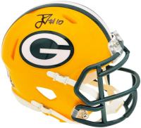 Jordan Love Signed Packers Speed Mini Helmet (Beckett) at PristineAuction.com
