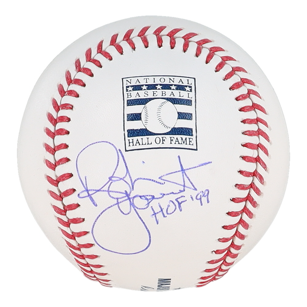 Robin Yount Signed OML Hall Of Fame Logo Baseball Inscribed "HOF '99" (Beckett) at PristineAuction.com Robin Yount Signed OML Hall Of Fame Logo Baseball Inscribed "HOF '99" (Beckett) at PristineAuction.com