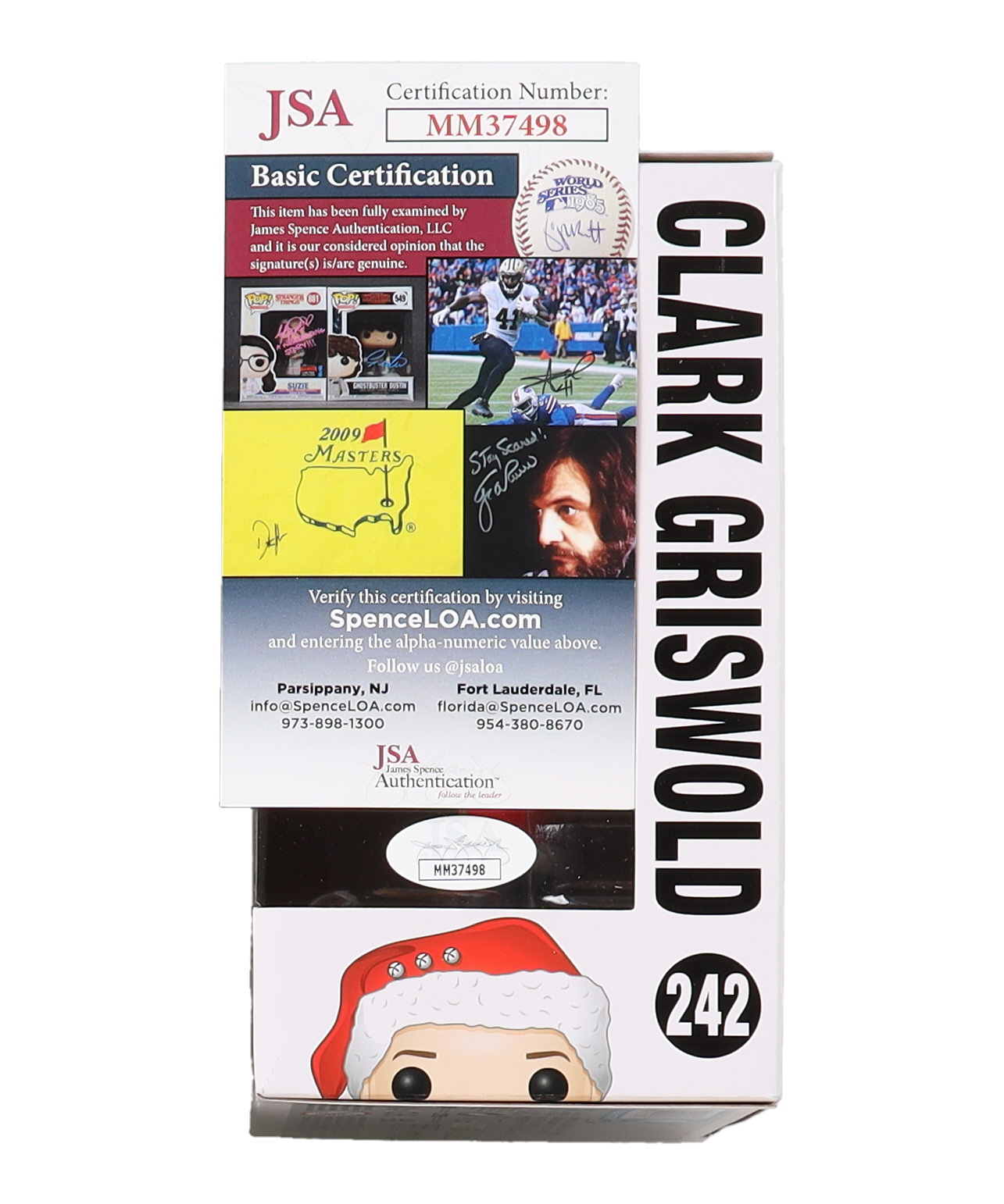 Chevy Chase Signed "National Lampoon's Christmas Vacation" #242 Clark Griswold Funko Pop! Vinyl Figure (JSA) at PristineAuction.com Chevy Chase Signed "National Lampoon's Christmas Vacation" #242 Clark Griswold Funko Pop! Vinyl Figure (JSA) at PristineAuction.com