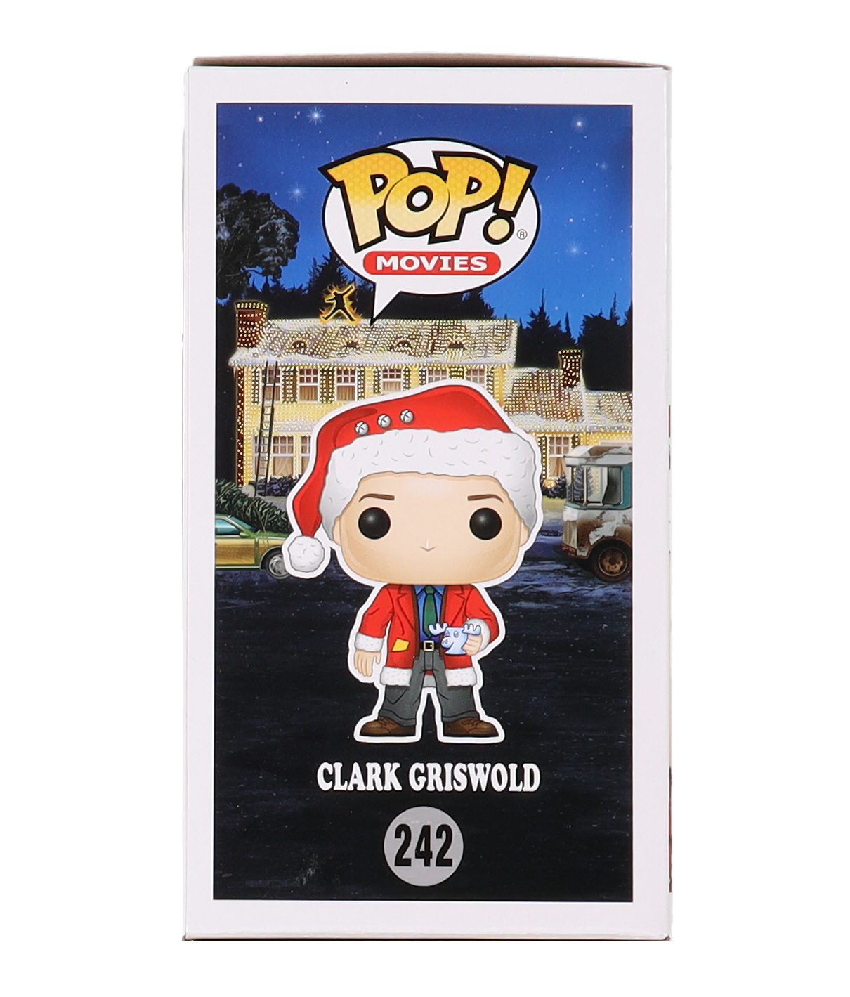 Chevy Chase Signed "National Lampoon's Christmas Vacation" #242 Clark Griswold Funko Pop! Vinyl Figure (JSA) at PristineAuction.com Chevy Chase Signed "National Lampoon's Christmas Vacation" #242 Clark Griswold Funko Pop! Vinyl Figure (JSA) at PristineAuction.com