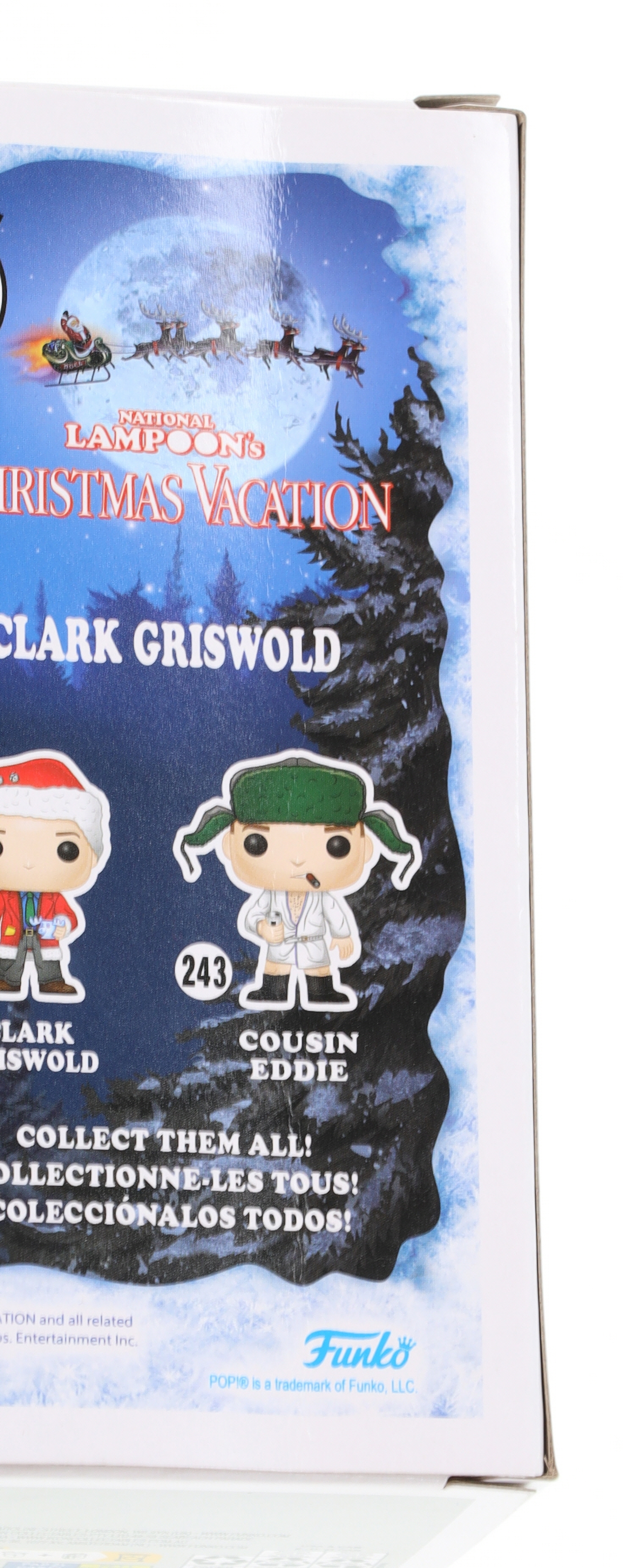 Chevy Chase Signed "National Lampoon's Christmas Vacation" #242 Clark Griswold Funko Pop! Vinyl Figure (JSA) at PristineAuction.com Chevy Chase Signed "National Lampoon's Christmas Vacation" #242 Clark Griswold Funko Pop! Vinyl Figure (JSA) at PristineAuction.com