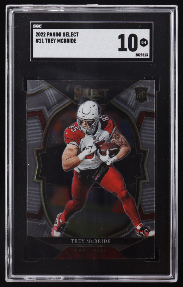 Trey McBride 2022 Select #11 RC (SGC 10) at PristineAuction.com Trey McBride 2022 Select #11 RC (SGC 10) at PristineAuction.com