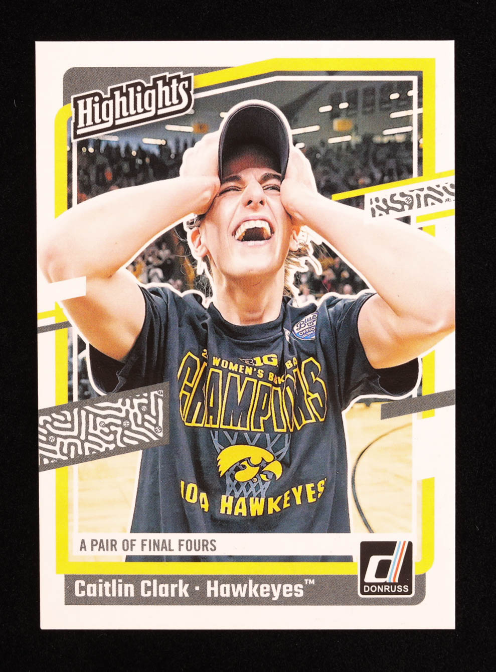 Caitlin Clark 2024 Panini Caitlin Clark Collection Donruss Highlights #H8 RC at PristineAuction.com Caitlin Clark 2024 Panini Caitlin Clark Collection Donruss Highlights #H8 RC at PristineAuction.com