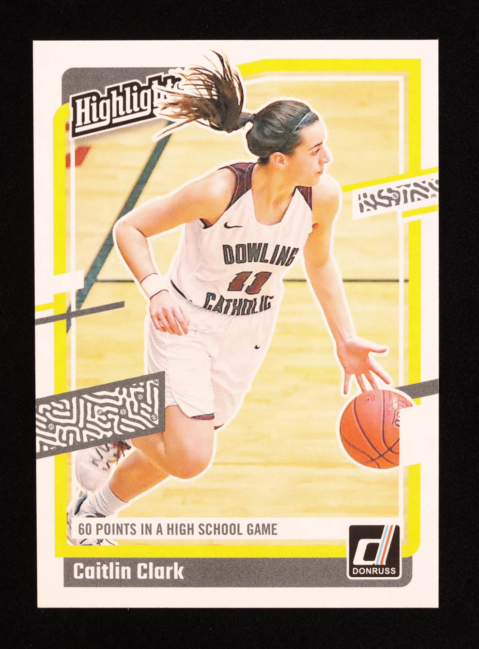 Caitlin Clark 2024 Panini Caitlin Clark Collection Donruss Highlights #H3 RC at PristineAuction.com Caitlin Clark 2024 Panini Caitlin Clark Collection Donruss Highlights #H3 RC at PristineAuction.com